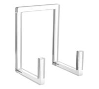 Support de livre en acrylique - Support de livre multifonction - Chevalet d'exposition - Chevalet à long terme - Étagère décorative - Support multifonction pour cartes postales, œuvres d'art