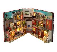 Support de Livre en Bois 3D pour Maison de poupée, Serre-Livres en Bois, kit de Construction avec lumière LED pour Adolescents et Adultes pour Construire la créativité, Cadeau d'anniversaire
