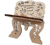Support de Livre en Bois Support de prière Religieuse Support de Livre avec des Sculptures complexes pour la Bible coran Eid Mubarak ornementProfessionnel et à la Mode