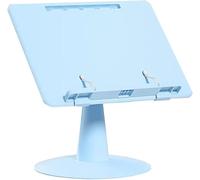 Support de livre mains libres réglable, support de livre de cuisine et support de tablette pour bureau - Support de lecture idéal pour les recettes, les manuels et plus encore - Parfait pour une