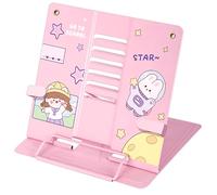 Support de livre pour enfants et école - Support de lecture pliable en métal - Peut contenir des manuels, des iPad et des recettes, parfait pour la maison et le bureau