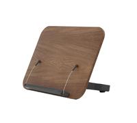 Support de Livre pour la Lecture, Support de Présentation de Livre Réglable, Support de Livre de Cuisine Pliable avec Pinces de Page Élastiques
