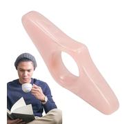 Support de livre pour pouce - Support latéral pour la lecture - Porte-livre en résine - Fabriqué à la main - Pour les amateurs de rat de livres, lecteurs, enseignants, bibliothécaires