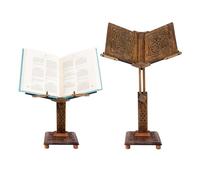 Support de livre réglable en bois | Coran, support de Bible | Support de livre de cuisine | Support de livre de bureau
