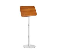 Support de livre réglable pour partitions de musique, recettes, manuels scolaires - Hauteur réglable de 45 à 75 cm, supporte jusqu'à 25 kg