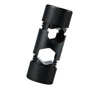 Support de lumière clignotante multifonction DSLR avec poignée centrale, connecteur adaptateur à double trou pour montage de caméra flexible