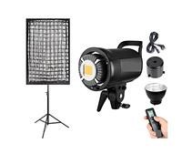 Support de lumière Continue de lumière vidéo de Version Blanche de la lumière vidéo LED 5600K for l'enregistrement vidéo de Studio pour la Photographie en Studio(Kit 15)