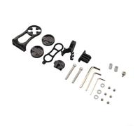 Support de lumière de vélo en plastique noir pour éclairage de vélo