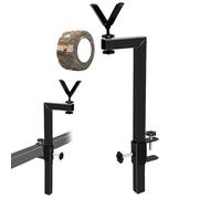 Support de lumière en acier inoxydable - Trépied portable réglable en hauteur, trépied de photographie, support de prise de vue stable, monopode pour pistolet de camouflage | Supports d'arbre de chass