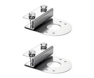 Support de lumière pastèque, support à clipser en acier inoxydable 304 pour une lueur droite vers le bas, support de 2 mm d'épaisseur poli miroir pour camionnettes semi-remorques
