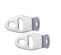 Support de Lumière Travail Support auxiliaire en acier inoxydable pour moto, en forme de L, accessoires universels pour clignotants de phares Support Phare(2pcs Bracket)