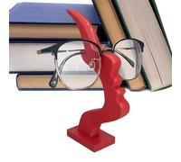 Support de Lunettes - Affichage 3D Abstrait à Profil latéral, 8,4 x 3,9 x 13,9 cm, élégant présentoir à Lunettes pour Chambre à Coucher, étagère, Table de Chevet, Salon, Lieu de Travail pour