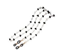 Support de lunettes antidérapant pour lunettes de vue - Design cristal - Confortable - Pour adulte - Pour porter au quotidien - Collier de lunettes en cristal