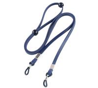 Support de lunettes autour du cou, sangle de support de lunettes, 70 cm en cuir synthétique, réglable, accessoire pour femme, idéal pour les activités de plein air, la natation, le sport, les voyages