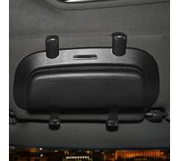 Support de Lunettes Avant en ABS pour Kia XCeed 2020-2022 avec Pare-Soleil et Porte-Lunettes de Soleil. Accessoire de Rangement Multifonctionnel pour l'intérieur. Noir.