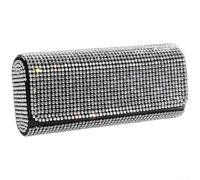 Support de lunettes de soleil de voiture décoré de cristal avec construction en cuir conçu pour un usage quotidien fiable dans divers scénarios de conduite (G)