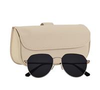 Support de lunettes de soleil de voiture, étui portable en cuir synthétique pour billets - Accessoires automobiles intérieurs pour pare-soleil de voiture