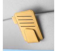 Support de lunettes de soleil de voiture pour pare-soleil, 1 clip de lunettes en cuir synthétique avec forte adsorption magnétique, utilisation manuelle, convient pour les voitures, les voyages et une