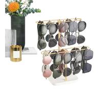 Support de lunettes de soleil organisateur de rangement | Support de rangement pour lunettes de soleil et lunettes | Étagère en métal, accessoires de bureau de décoration moderne pour buffet table