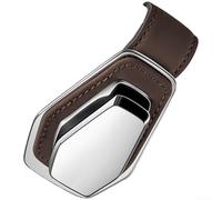 Support de lunettes de voiture compact pour pare-soleil avec doublure douce résistante aux rayures, convient pour organiser les lunettes de soleil et les cartes importantes pendant la conduite (marron