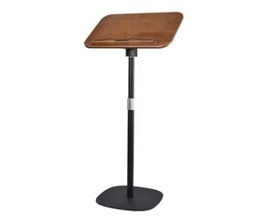 Support de lutrin portable réglable facile à assembler avec surface de lecture inclinée pour églises, écoles, conférences, présentations, pupitre debout pour événements