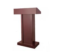 Support de lutrin robuste en acier inoxydable - Bureau de lecture et d'ordinateur portable réglable pour bureau, école, concert, église, présentations de discours - Couleur F