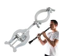 Support de lyre de clarinette en métal pour bande, accessoire d'instrument de musique portable pour pratiquer les débutants pour les joueurs d'instruments
