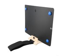 Support de lyre de fanfare pour instruments en laiton pour trompette, clarinette et saxophone avec base incurvée en silicone et support de feuille magnétique compatible avec les tailles A5 (A)