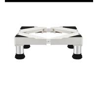 Support de Machine à laver 4 Pieds, Base de Machine à Laver longueur 50cm-75cm Largeur 42cm-65cm Hauteur 14cm-17cm Charge 200kg, Support Électroménager pour Frigo Lave-linge Sèche-linge Blanc