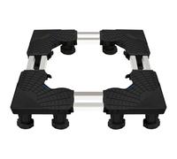 Support de machine à laver avec 12 pieds robustes, s'adapte parfaitement aux machines à laver, réfrigérateurs et sèche-linge, réglable, avec haute résistance antidérapante et absorption des chocs