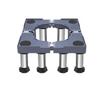 Support de Machine à Laver Base, Base Réglable longueur/Largeur 42cm-65cm Hauteur 23cm-26cm Charge 300kg Base de Machine à Laver pour Frigo Lave-linge Sèche-linge 8 Pieds Gris