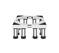 Support de Machine à Laver Hauteur 17/22/27/32cm Base de Frigo de Sèche-linge Réglage Largeur 42-66cm Réduction du Bruit Effet Piédestal pour Réfrigérateur/Sèche-linge (12 legs,18-22cm)