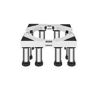 Support de Machine à Laver Hauteur 17/22/27/32cm Base de Frigo de Sèche-linge Réglage Largeur 42-66cm Réduction du Bruit Effet Piédestal pour Réfrigérateur/Sèche-linge (12 legs,28-32cm)