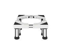 Support de Machine à Laver Hauteur 17/22/27/32cm Base de Frigo de Sèche-linge Réglage Largeur 42-66cm Réduction du Bruit Effet Piédestal pour Réfrigérateur/Sèche-linge (8 legs,18-22cm)