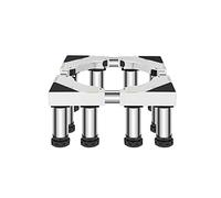 Support de Machine à Laver Hauteur 17/22/27/32cm Base de Frigo de Sèche-linge Réglage Largeur 42-66cm Réduction du Bruit Effet Piédestal pour Réfrigérateur/Sèche-linge (12 legs,23-27cm)