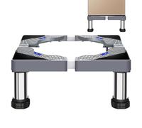 Support de machine à laver | Kit d'empilage pour lave-linge sèche-linge | Kit d'empilage pour machine à laver et sèche-linge | Support réglable pour machine à laver, support de réfrigérateur, avec 4