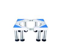 Support De Machine à Laver Multifonctionnelle Base RéFrigéRateur RéGlable Base De SèChe-Linge Antichoc Base De Laveuse Augmenter Largeur 48-66cm Charge 400 Kg 8/12 Pieds De Support
