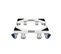 Support de Machine à Laver réglable avec 4 Roues, Support Universel pour sèche-Linge, réfrigérateur, climatiseur, conteneur d'usine, Longueur/largée 45-65cm, Base Robuste