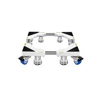Support de Machine à Laver réglable avec 4 Roues, Support Universel pour sèche-Linge, réfrigérateur, climatiseur, conteneur d'usine, Longueur/largée 45-65cm, Base Robuste