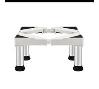 Support de Machine à Laver Réglable, Base Réglable longueur 19.7in-29.5in Largeur 16.5in-25.5in Hauteur 9.4in-10.6in Charge 200kg, Socle anti-vibration pour Frigo Lave-linge Sèche-linge 4 Pieds