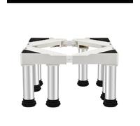 Support de Machine à Laver Réglable, Base Réglable longueur 19.7in-29.5in Largeur 16.5in-25.5in Hauteur 11.4in-12.6in Charge 400kg, Socle anti-vibration pour Frigo Lave-linge Sèche-linge 8 Pieds