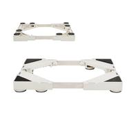 Support de Machine à Laver Réglable, Base Réglable longueur 19.7in-30.3in Largeur 17.7in-28.3in Hauteur 2.2in Charge 280kg, Socle anti-vibration pour Frigo Lave-linge Sèche-linge 8 Pieds