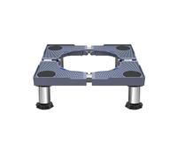 Support de Machine à Laver Réglable, Base Réglable longueur/Largeur 16.5-25.5in Hauteur 5.1in-6.3in Charge 200kg Socle anti-vibration pour Frigo Lave-linge Sèche-linge 4 Pieds