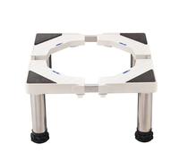 Support de Machine à Laver Réglable, Base Réglable longueur/Largeur 16.5-26.8in Hauteur 11-12.2in Charge 150kg, Socle anti-vibration pour Frigo Lave-linge Sèche-linge 4 Pieds