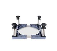 Support de machine à laver réglable en hauteur, 15 à 18 cm, patins en caoutchouc pour sèche-linge, réfrigérateur, climatiseur, grand bac à plantes, 12 pieds, longueur/largeur 47-67 cm