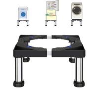 Support de machine à laver - Socle de machine à laver - Pour réfrigérateur, sèche-linge et congélateur - Charge ours : 150 kg - Largeur réglable (40-60 cm, 19-22 cm)