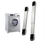Support de Machine à Laver,Socle Universel Lave Linge,Base de Réfrigérateur,avec 24 Roues,Réglable 45 cm-70 cm,Chariot de Manutention Mobile,Réduction du Bruit Antichoc,Charge 300 kg