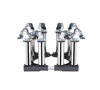 Support de Machine à Laver Support de réfrigérateur universel pour machine à laver, hauteur mobile de 30,5 cm, réglable de 40,6 à 63,5 cm, avec 4 roues verrouillables, chariot pour machine à