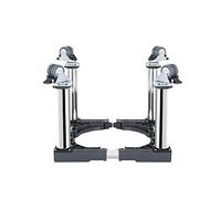 Support de Machine à Laver Support de réfrigérateur universel pour machine à laver, sèche-linge et réfrigérateur mobiles avec 4 roues verrouillables, roulettes réglables de 40 à 63 cm, chari