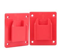 Support de Machine à outils électriques, 2 pièces adaptés aux dispositifs de fixation d'étagère murale de Machine à outils électriques M18 18 v/ 20 V(Red)